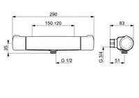 Oras Nova, Shower faucet, 7460L