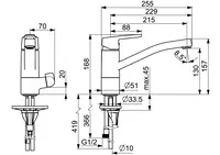 Oras Saga, Kitchen faucet with dishwasher valve, 3935