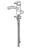 Oras Saga, Kitchen faucet with dishwasher valve, 3935