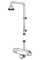 Oras Electra, Shower faucet, 6 V, 6195