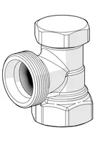 Oras Stabila, Shut-off connector, DN15, L=26, H=24, 443615