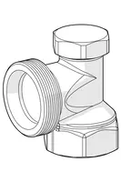 Oras Stabila, Shut-off connector, DN20, L=31, H=28, 443620