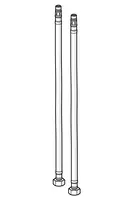 Oras, Fleksible slanger, L=430, G3/8-M8x1 LH, 1001499/2