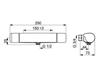 Oras Care, Shower faucet, 5765