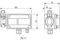 Oras Electra, Urinalkran til urinalrenne, 24/48 V, Bluetooth, 6575Z