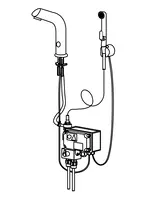 Oras Electra, Tvättställsblandare, 24/48 V, Bluetooth, 6205Z