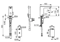 Oras Electra, Servantkran, Bluetooth, 9232BFZ