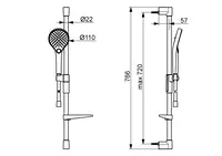 Oras Optima Style, Duschset, 2790N