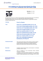 Approval/Declaration STF