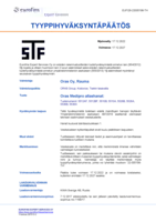 Approval/Declaration STF