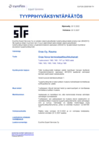 Approval/Declaration STF