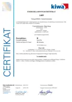 Certyfikaty/Deklaracje Kiwa SE Energymark