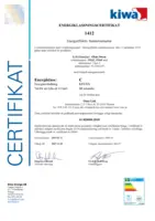 Sertifikatas/Deklaracija Kiwa SE Energymark