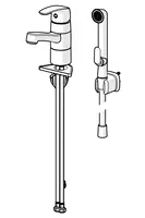 Oras Safira, Washbasin faucet, 1021F