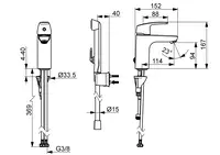 Oras Safira, Washbasin faucet, 1001F