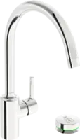 Kitchen faucet with dishwasher valve, 9 V