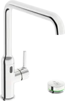 Kitchen faucet with dishwasher valve, 230/9 V, Bluetooth