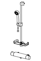 Oras Nova, Duschblandare med duschset, 160cc, 7422G-33