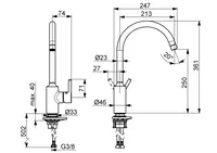 Oras Optima, Kitchen faucet, 2638AF