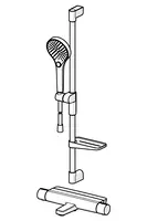 Oras Optima Style, Bad och dusch med duschset, 7149-109