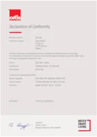 Godkännande/Certifikat Declaration of Conformity