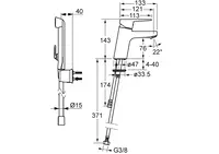 Oras Twista, Washbasin faucet, 3812F