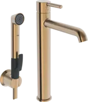 High washbasin faucet