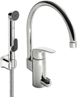 Oras Safira, Washbasin faucet with washing machine valve, 1034F