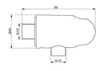 Oras Group, Wall coupling for shower hose, 290019