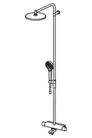 Oras Optima Style, Shower system, 7193N