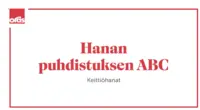 Hanan puhdistuksen ABC - keittiöhanat