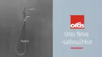 Oras Nova -sadesuihkuihin – Helppo asentaa