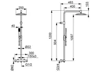 Oras Aurelia, Shower system, 4796-80