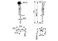 Oras Aurelia, Shower faucet with shower set, 160cc, 4759