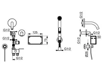 Oras Electra, Izlietnes jaucējkrāns, 24/48 V, Bluetooth, 6402Z