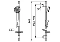 Oras Hydractiva, Shower set, 421