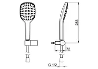 Oras Hydractiva Style, Hand shower set, 434