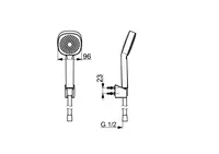 Oras Apollo Style, Hand shower set, 535