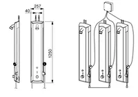 Oras Electra, Dusjpanel, 12 V, 6662STX