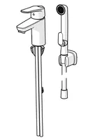 Oras Vega, Washbasin faucet, 1812G