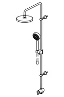 Oras Apollo, Overhead shower set, 549