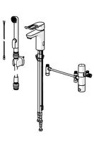 Oras Clinica, Tvättställsblandare, 230/9 V, Bluetooth, 5601FZ