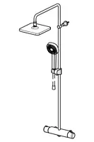 Oras Nova Style, Shower system, 7403