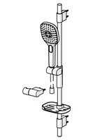 Oras Hydractiva Style, Shower set, 433