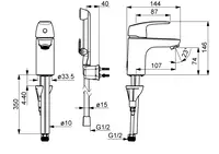 Oras Safira, Washbasin faucet, 1012A