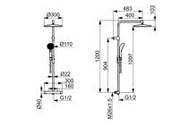 Oras Aurelia, Shower system, 160cc, 4756