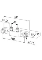 Oras, Wall bracket, 150/40cc, 204150