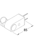 Oras Apollo, Wall bracket, 253100-11
