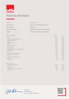 Approval/Declaration Materials Declaration
