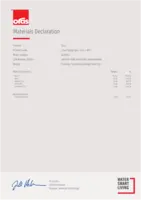 Heakskiit/Deklaratsioon Materials Declaration